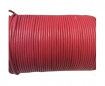 Round Leather cords  2,5mm -Light Red