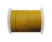 Round Leather Cord SE/R/07-Yellow-3mm