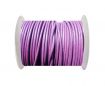 Round Leather Cord SE/R/Violet - 3mm