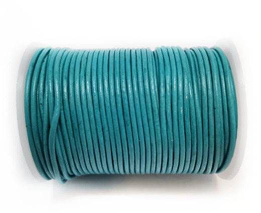 Round Leather Cord-1,5mm- LIGHT TURQUIOSE
