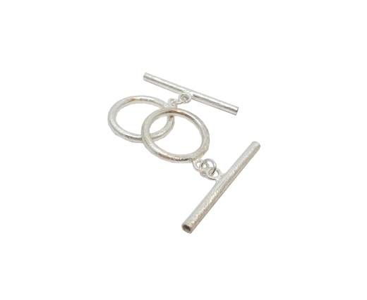 Silver plated Brush Beads - 3014