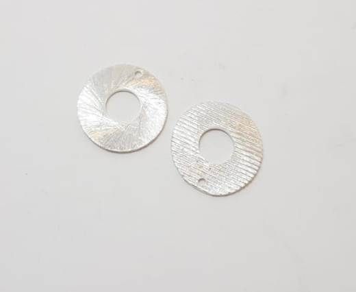 Silver plated Brush Beads - 3057