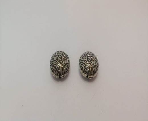 Antique Silver Plated beads - 44441