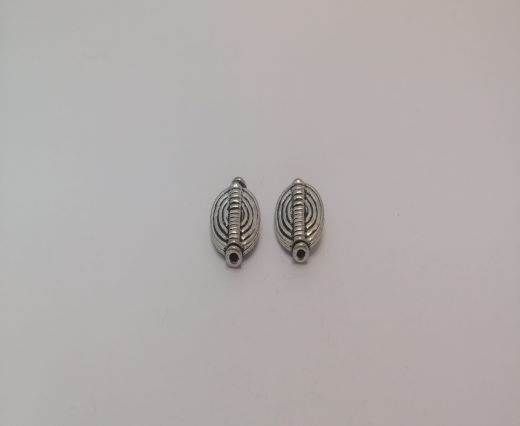 Antique Silver Plated beads - 44449