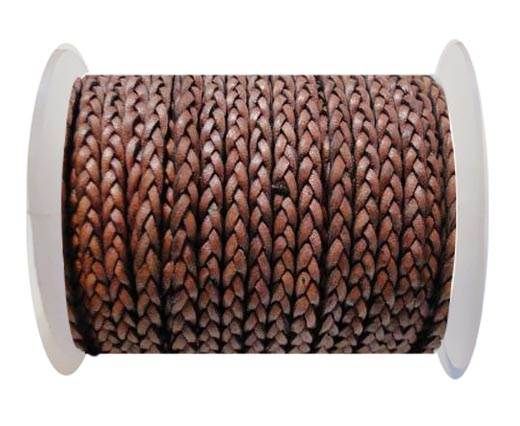 Flat 3-ply Braided Leather-SE-DB-16-3MM
