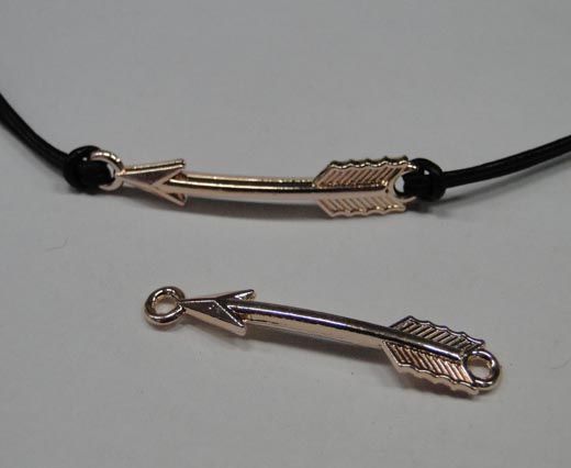 Zamak part for leather CA-4775-Rose gold