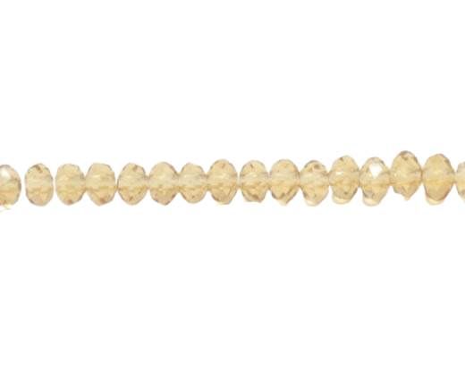 Faceted Glass Beads-2mm-TOPAZ