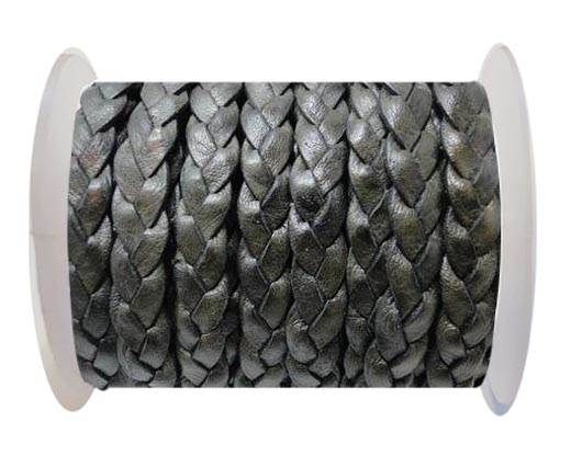 Flat 3-ply Braided Leather-SE-DB-14-10MM