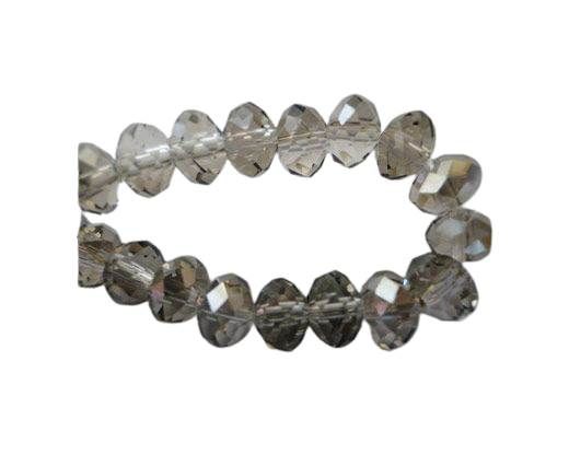 Faceted Glass Beads-3mm-Black Diamond
