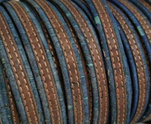 Cork Flat-10mm-Jeans with brown