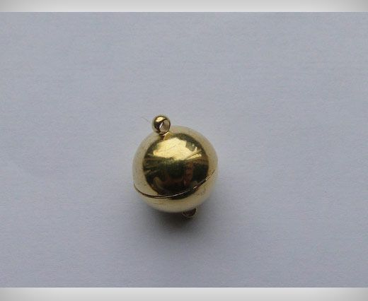 brass Magnetic clasp MG1-16mm-Gold