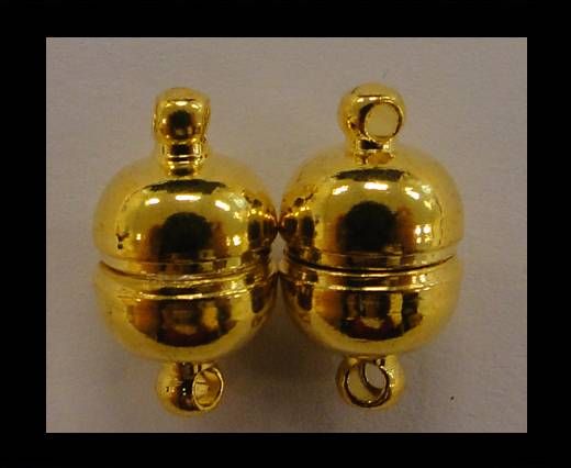 brass Magnetic clasp MG6-10mm-Gold