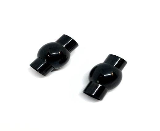 Stainless Steel Magnetic Clasp,Black,MGST-01 8mm