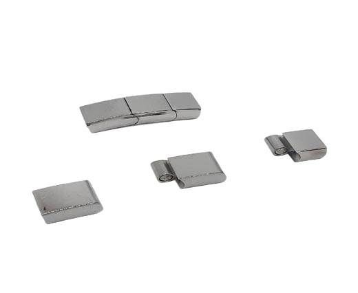 Stainless Steel Magnetic Clasp,STEEL SHINY,MGST-277-8*3mm