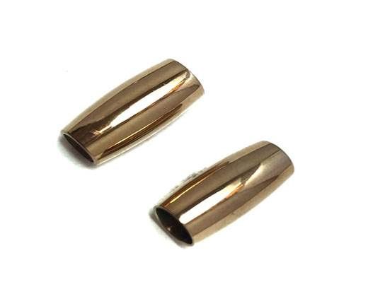 Stainless Steel Magnetic Clasp,Rose Gold,MGST-35 4mm