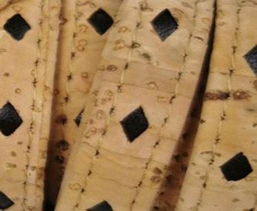 Cork Flat-10mm-natural with brown