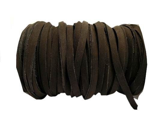 Nubuck Flat - 5mm - Dark brown 
