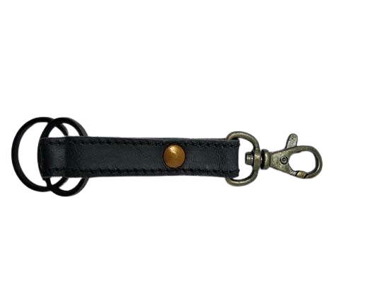 KeyChain-Plain-style1-DOUBLE FLAT BLACK 