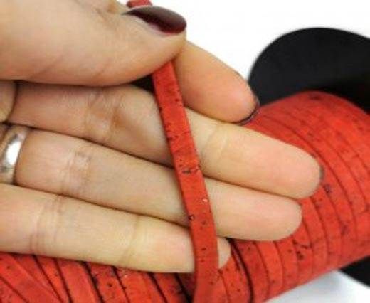 Cork Flat-5mm-red