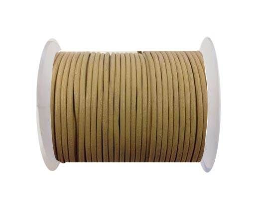 Round leather cord-2mm-pastel pearl