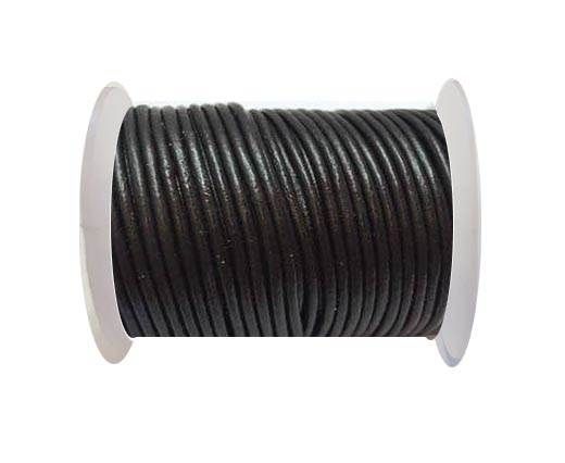 Cordoncino di cuoio-1.5mm - SE/R/Marrone caffè