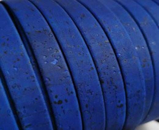 Cork Flat-10mm-Royal Blue