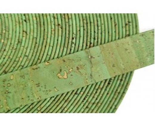 Cork Flat-20mm-Royal green