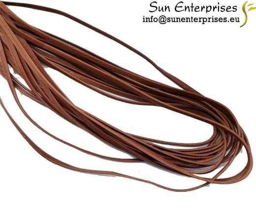 Flat Nappa Leather -3mm- Saddle brown