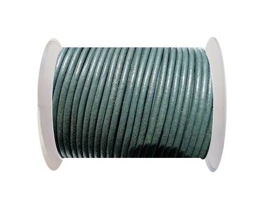 Round Leather Cord SE/R/Medium Grey - 1,5mm