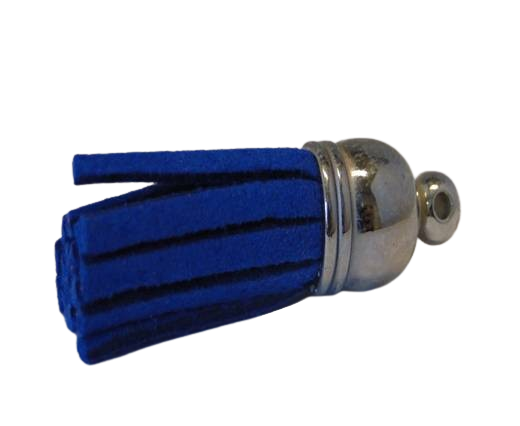 Tussels-Suede-Silver Caps-Blue-30mm