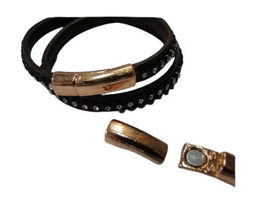 Zamak magnetic claps MGL-247-6*3MM-Rose Gold