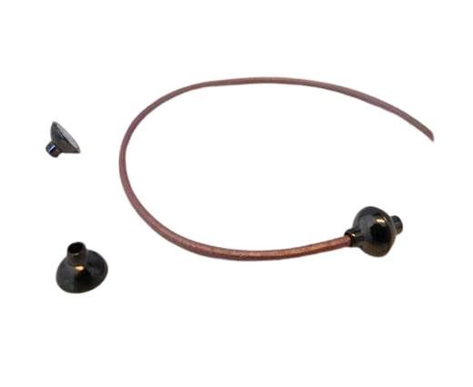 Zamak magnetic claps MGL-4-2MM-Black