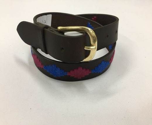 Leather Polo Belt - Style19