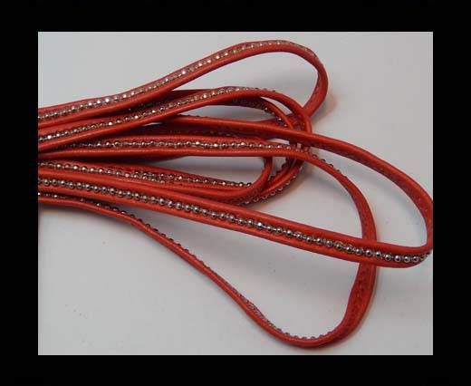 Binary Style - Red - 6mm with steel chain