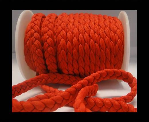 Fabric braided cord-8mm-Red