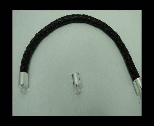 Brass part for leather FI-7013-3mm-SILVER