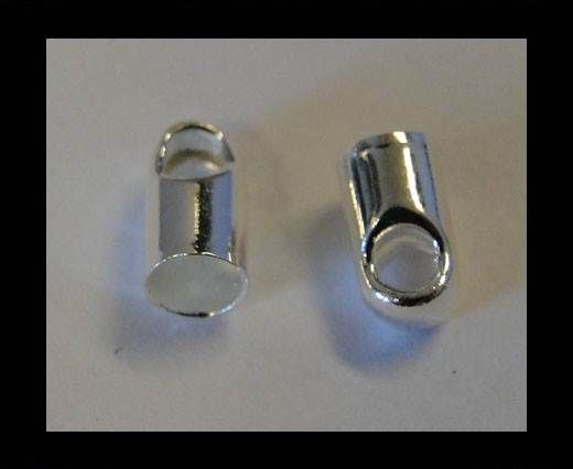 Brass part for leather FI-7044-3mm-SILVER