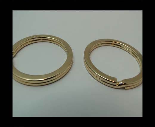 Brass fish lock FI-7077-33mm-ROSE GOLD