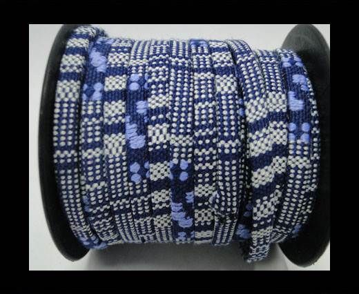 Flat multicolor Fabric cord-5mm-Color 7