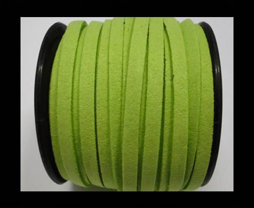 Faux suede cord -5 mm - Neon green