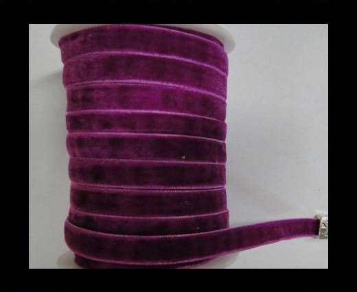 Flat Velvet Cords-10mm-Fuchsia
