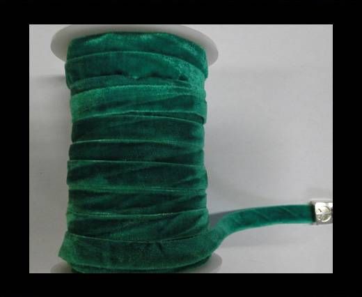 Flat Velvet Cords-10mm-Green