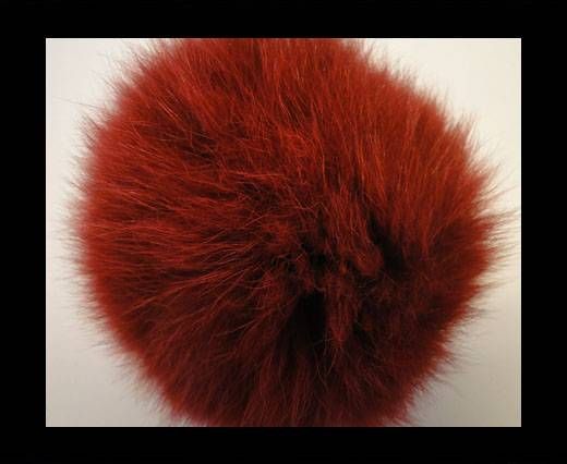 Fox Fur-Wine Red -14cms