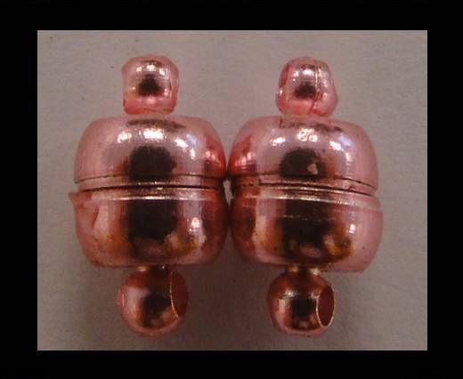 brass Magnetic clasp MG14-Pink