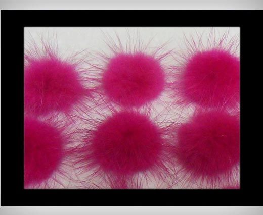 Mink Pom Pom Pink