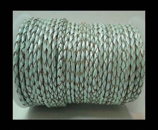 Round Braided Leather Cord-3mm- SE M 14