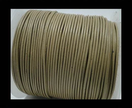 Round Leather Cord -1mm - Camel