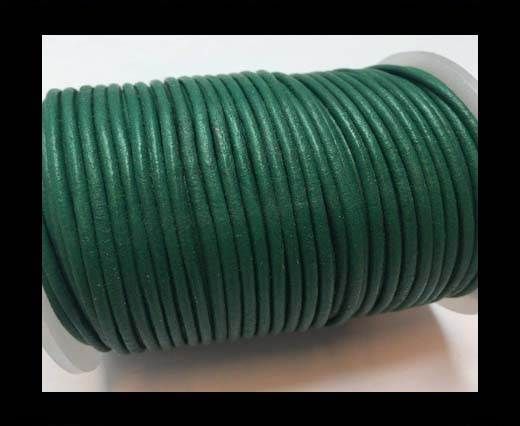 Round Leather Cord SE/R/Green - 1,5mm