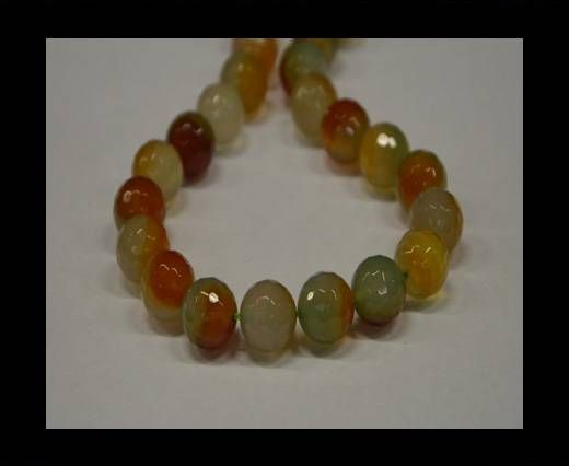 Semi Precious Stones item 3-14mm-Multi Orange