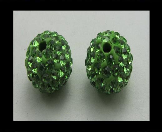 Shamballa-Bead-10mm-Peridot